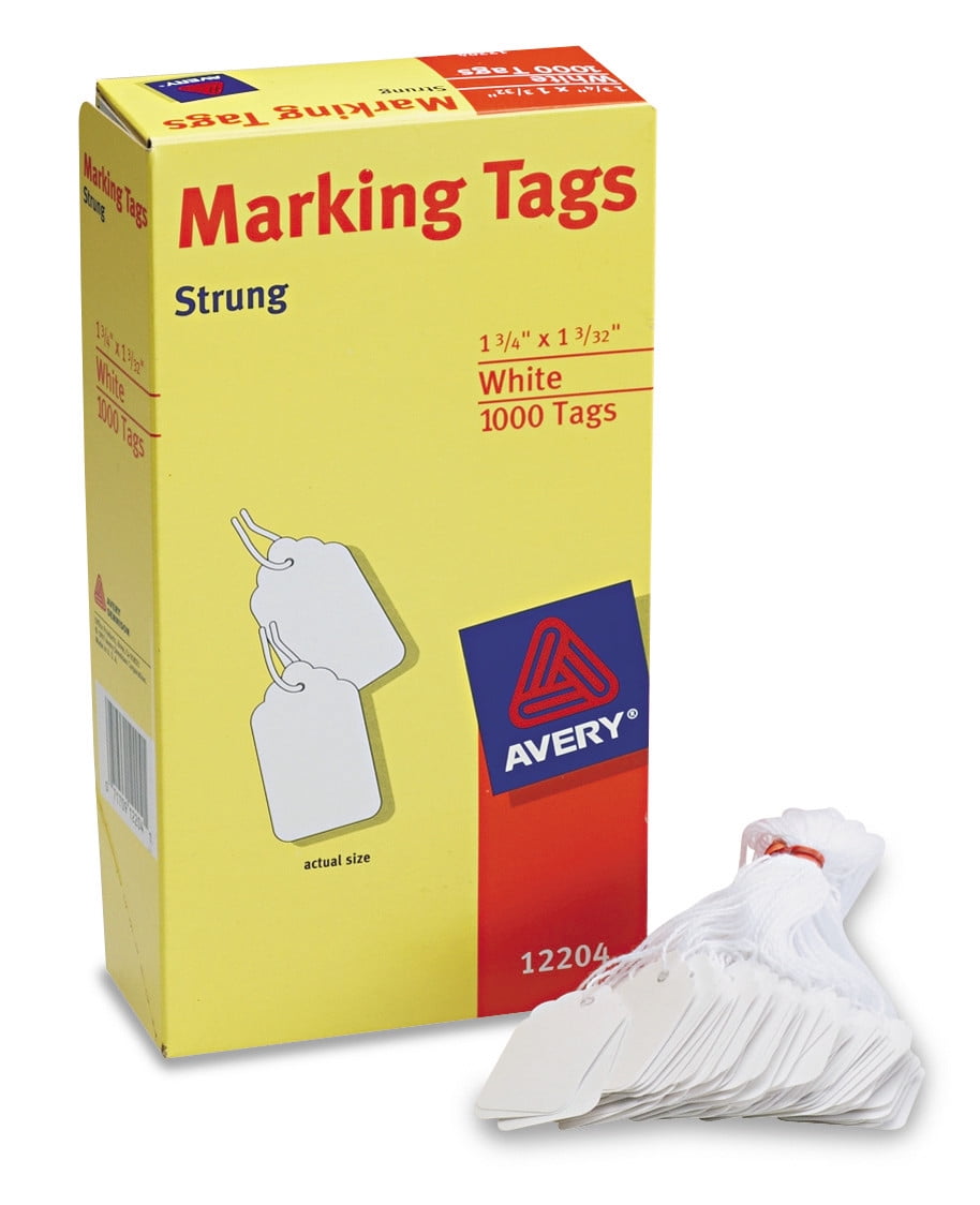 Pack of 1000 Cotton Tag String 12" Length
