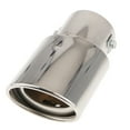 thumbnail image 1 of Tubo De Punta De Silenciador De Cola De de material acero Inoxidable De Plata Universal Para Coche DYNWAVEMX Tubo de silenciador automático, 1 of 8
