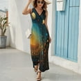 thumbnail image 6 of Galaxy Star Outer Space Art Sleeveless Dress Women's Summer Suit Dresses for Women 2025 Luxury Party Dress, 6 of 7