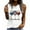 #0195-White, variant on Womens Patriotic Wine Glass Print Sleeveless Tank Top, Crew Neck Curved Hem Camisole for 4th of July