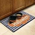 thumbnail image 3 of Evil Pumpkin Ghost Dog Food Mats for Floors Happy Halloween Absorbent No-Slip 17x30 Inch Cat Food Mat Cat Feeding Mat Dog Water Bowl Mat for Messy Drinker, 3 of 7