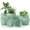 Speckled Mint, variant on - Spotty Plant Pots Indoor with Drainage - 7/6.6/6/5.3/4.8 Inches Flower Pots - 10 Pack Plastic Planters - Ideal for Stocking Stuffers - (Speckled Mint, Pack of 10)