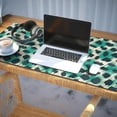 thumbnail image 3 of Long Mouse Pads for Desk,Leopard with Green and Black Spots Desk Mats on Top Of Desks, Desk Mouse Pad Extra Large with 3mm Non-Slip Base and Stitched Edge for Gaming,Work,Home 35.4"x15.7", 3 of 5