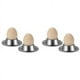 thumbnail image 1 of Juego de 4 Portavasos para Huevos, de Acero Inoxidable, para Huevos, Platos, Vajilla, para Huevos Duros Y Blandos, Exhibición de Cocina, 1 of 5