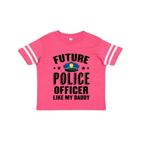 

Inktastic Future Police Officer Like My Daddy Boys or Girls Toddler T-Shirt