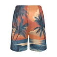 thumbnail image 5 of Men's Pajama Bottoms Athletic Shorts For Men Casual Cotton Beach and The Palm Trees, 5 of 7