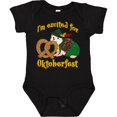 thumbnail image 3 of Inktastic I'm Excited for Oktoberfest with Cute Hedgehog Boys or Girls Baby Bodysuit, 3 of 5