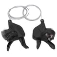 thumbnail image 2 of LeBycle 3x7 21 Mountain Bike Shifter Left 3 Speed Front Shift Lever Right 7 Speed Rear Shift Lever Set, 2 of 8