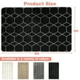 thumbnail image 6 of Nefoso Shag Geometric Area Rug, 5ft x 8ft Soft Fluffy Area Rugs for Living Room Bedroom Decor Carpet, Black & White, 6 of 6