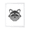 White Frame, variant on Designs ByLITA Racoon, 11 x 14 Wall Print (Unframed) | Family Presents | Bedroom | Stylish Kindergarten Decor