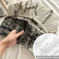 thumbnail image 4 of Twin XL Size Fitted Sheet Set - Paris Tower 2 Piece Bedding Sets 16" Deep Pocket Fitted Sheet with 1 Pillowcases, Vintage Words Beige Grey Brushed Microfiber Hotel Luxury Bed Sheets, 4 of 9