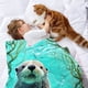 thumbnail image 2 of Nutria anti-pilling, suave, ligera, esponjosa y acogedora de lujo para hogar y cocina – Perfecta para niños y adultos,100X130cm, 2 of 6