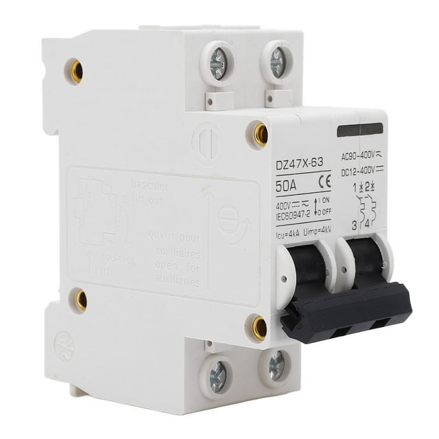 AC DC Circuit Breaker, 400V 4KA DIN Rail Installation Mini Circuit Breaker For Electric Appliances