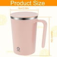 thumbnail image 3 of Austok Self Stirring Coffee Mug,Electric Stainless Steel Automatic Mixing Cup,USB Rechargeable Self Stirring Coffee Mug,Portable Self Mixing Coffee Cup for Home Office Coffee Milk, 3 of 9