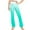 Mint Green, variant on QQAMB Teen Girls Yoga Pants Gradient Flare Leggings Kids Preppy High Waist Yoga Pants Petite Workout Pant Dance Bootcuts Pants