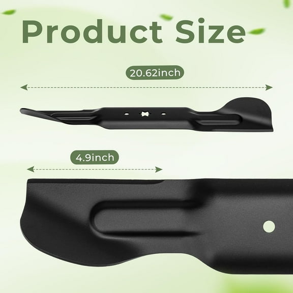 490-110-C187 60" Hi Lift Blade Set Replacement for CUB Cadet ZT2 ZT3 Ultima 60 KW FAB, Lawn Mower, Zero Turn Blades Replaces Parts 742P05620,742-05620 (3 Pack)