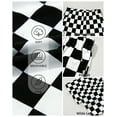thumbnail image 5 of DOKOTOO Plaid Pants for Women Casual Wide Leg Pants Elastic Waist Loose Comfy Checkered Pants with Pockets, 5 of 9