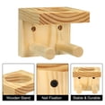 thumbnail image 3 of Baseball Bat Display Holder Wall Mount Softball Bat Holder Wood Color, 3 of 6