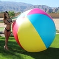 thumbnail image 3 of GoFloats Giant 6 Foot Inflatable Classic Beach Ball with Rapid Inflating System, 3 of 6