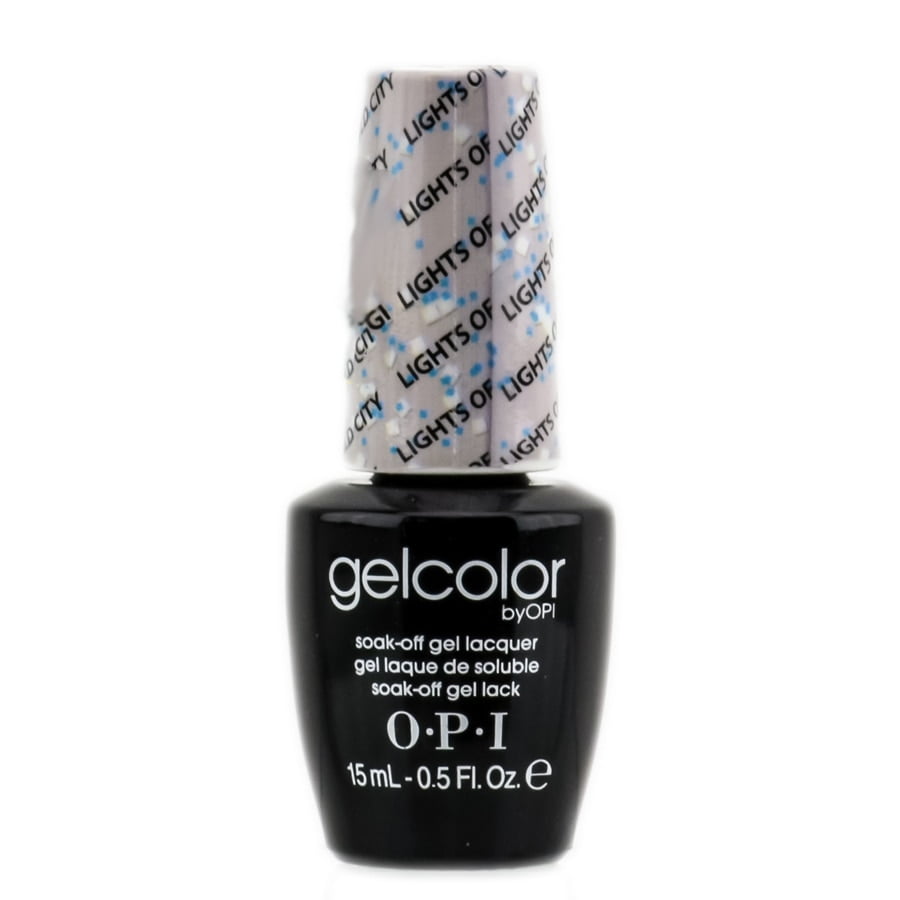 OPI GelColor by OPI SoakOff Gel Lacquer nail polish Lights Of