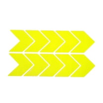 Unique Bargains Reflective Bumper Decal Diamond Fluorescent Green Arrow Rhombus Grid Reflective Car Sticker Personalized Decoration Vehicle Body or Door or Window
