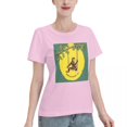 thumbnail image 2 of ALLNOB Women's Standard Short Sleeve T-Shirt 150g Pink, 2 of 8