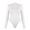 White, variant on ANYFIT WEAR Women's Mock Turtle Neck Fleece Lined Zip Up Thong Bodysuit Long Sleeve Shirt Going Out Tops for Cold Weather