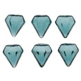 thumbnail image 2 of Esquirla 6 Pcs Clear Glass Bottle Charm Pendant DIY Craft Jewelry Making Deep Green, 2 of 7