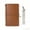 Brown, variant on Brown Vintage Style A6 Portable Travel Notebook With Built-In Metal Bookmark And Ruler Creative Journal With Band Closure 0.88 Lb 1Pc