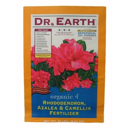 Dr. Earth Organic & Natural Acid Lovers Plant Food, 3-4-3 Fertilizer, 12 lb.