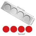 thumbnail image 4 of Matsuzay Base de latas de especias, suministros de cocina resistentes de acero inoxidable, soporte para latas de condimentos, soporte para Cocina y Comedor, 4 of 5