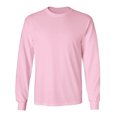 thumbnail image 2 of Mens Plain Crew Neck Ultra Cotton Long Sleeve T-Shirt, 2 of 5