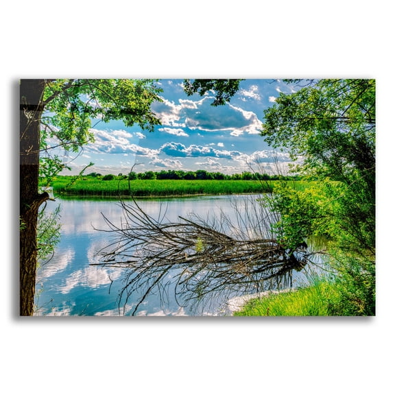 Epic Art 'Midland Reflections 2' by Grace Fine Arts Photography, Acrylic Glass Wall Art, 24"x16"
