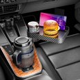 thumbnail image 4 of Mistaha Adjustable Car Cup Holder Tray - 360° Rotating Vehicle Storage Table Expander for Large Cups - Multi-functional 2-in-1 Car Cup Holder Organizer, 4 of 6