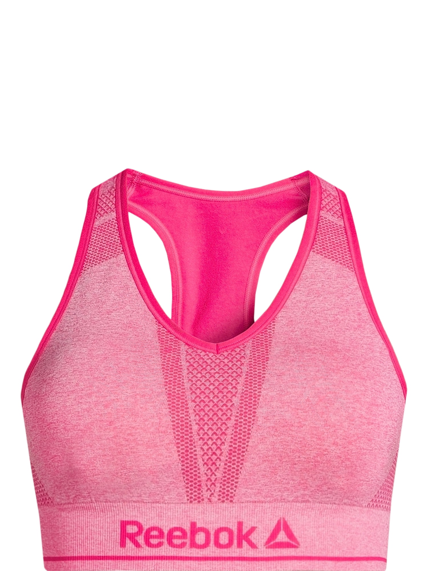 Reebok Womens Medium Support Key Seamless Sports Bra