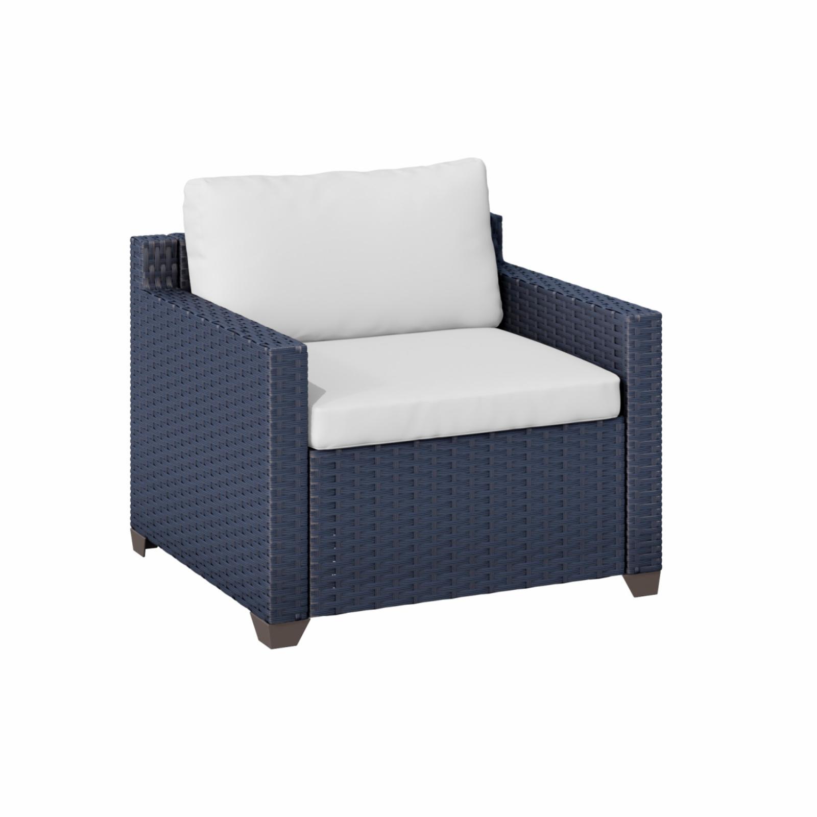 TK Classics Delray Outdoor Resin Wicker Club Chair