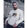 thumbnail image 2 of Basketball And Hoop Sweatshirt Men -SPIdeals Designs, Male 4X-Large, 2 of 4