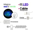 thumbnail image 2 of Luz LED Decorativa Navicolors 100 Focos Azul/Verde 8 funciones, 2 of 4