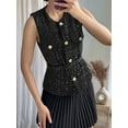 thumbnail image 4 of Women'S 2025 Summer Tank Tops Y2K Long Sleeveless Fashion Fully Lined Elegant Casual Black S, 4 of 8