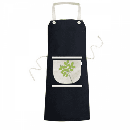 

Weak Grenn Branches Green Apron Bib Sarong Cooking Baking Kitchen Pocket Pinafore