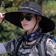 thumbnail image 4 of Large Brim Sun Hat Adjustable UV Protection Cap for Outdoor Travel Fishing, 4 of 8