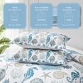 thumbnail image 3 of Set de edredón Weesire King de Coastal Bedding, 244 x 269 cm, diseño náutico, 3 of 6