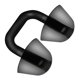 thumbnail image 3 of Tapones nasales de silicona para natación, cómodos protectores nasales, reutilizables, impermeables, pinzas nasales para natación, buceo, surf, accesorios profesionales para adultos., 3 of 4