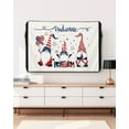 thumbnail image 5 of Gnomes with American Star Flag Outdoor TV Cover 30 to 32 Inch Weatherproof, Celebration Flag Day Welcome 600D Oxford TV Covers with Waterproof Zipper, Outside Flat TV Screen Protector 30"Wx19"Hx4.5"D, 5 of 7
