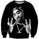 thumbnail image 2 of Sudadera con estampado 3D de rapero y cantante de rock Tupac, sudadera de manga larga, jersey de cuello redondo de gran tamaño, sudadera informal para hombre, sudadera para jóvenes, 2 of 5