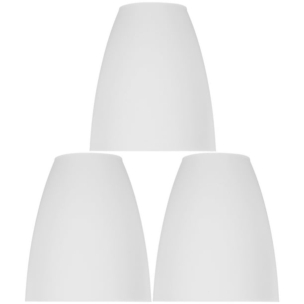 Cubierta de lámpara de lámpara de reemplazo de 3pcs cubierta de luz de la lámpara para el piso para el estudio de la cama
