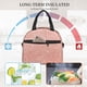 thumbnail image 4 of Fotbe Rose Gold Glitter Bolsa de Almuerzo con Estampado, Lonchera Aislada, Contenedores de Comida Reutilizables Tipo Cooler a Prueba de Fugas, 4 of 7