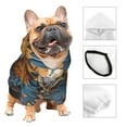 thumbnail image 3 of Balery Colorful Owl Tattoo Art Sudadera con Capucha para Perros Pequeños – Ropa para Mascotas, Disfraz para Perros y Gatos, Ideal para Fiestas y Cosplay-X-Small, 3 of 7