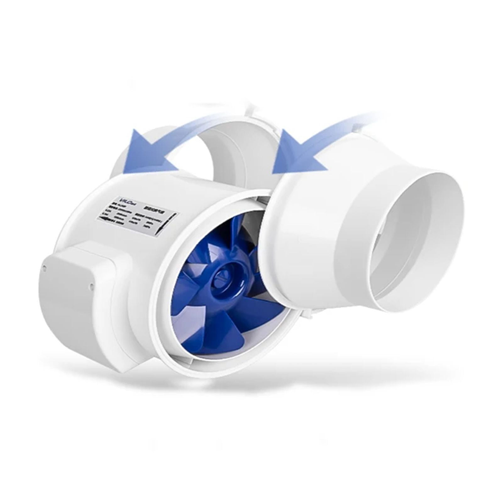 Silent Home Inline Duct Fan With Strong Ventilation System Air Extractor Fan For Kitchen Toilet Bathroom Blower Recuperator ,Durability and Easy Installation