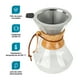 thumbnail image 2 of Cafetera Individual Chemex Redlemon Grande 800 ml Café Molido Filtro Acero, 2 of 7